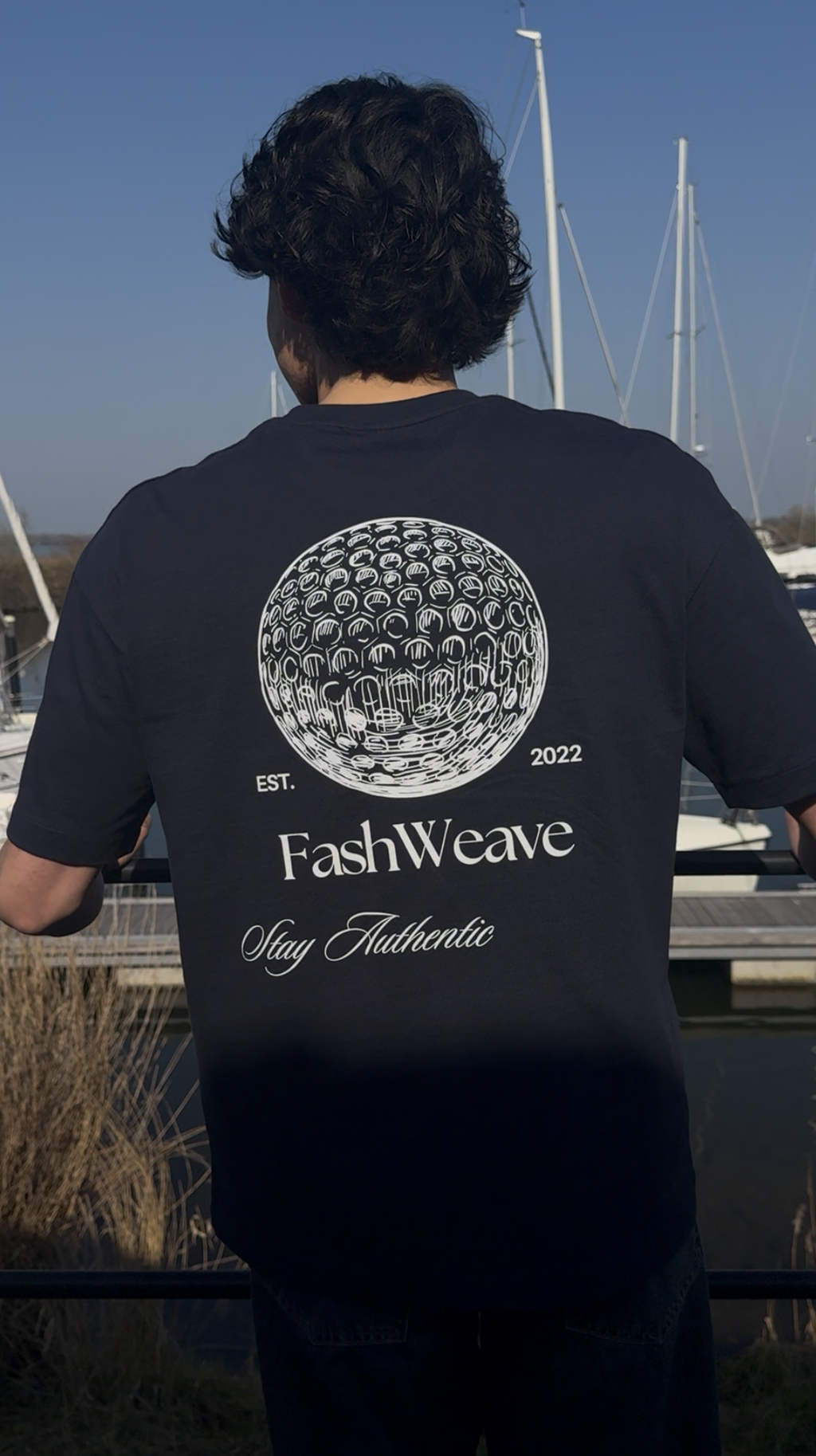 Golf Club Tee - Navy