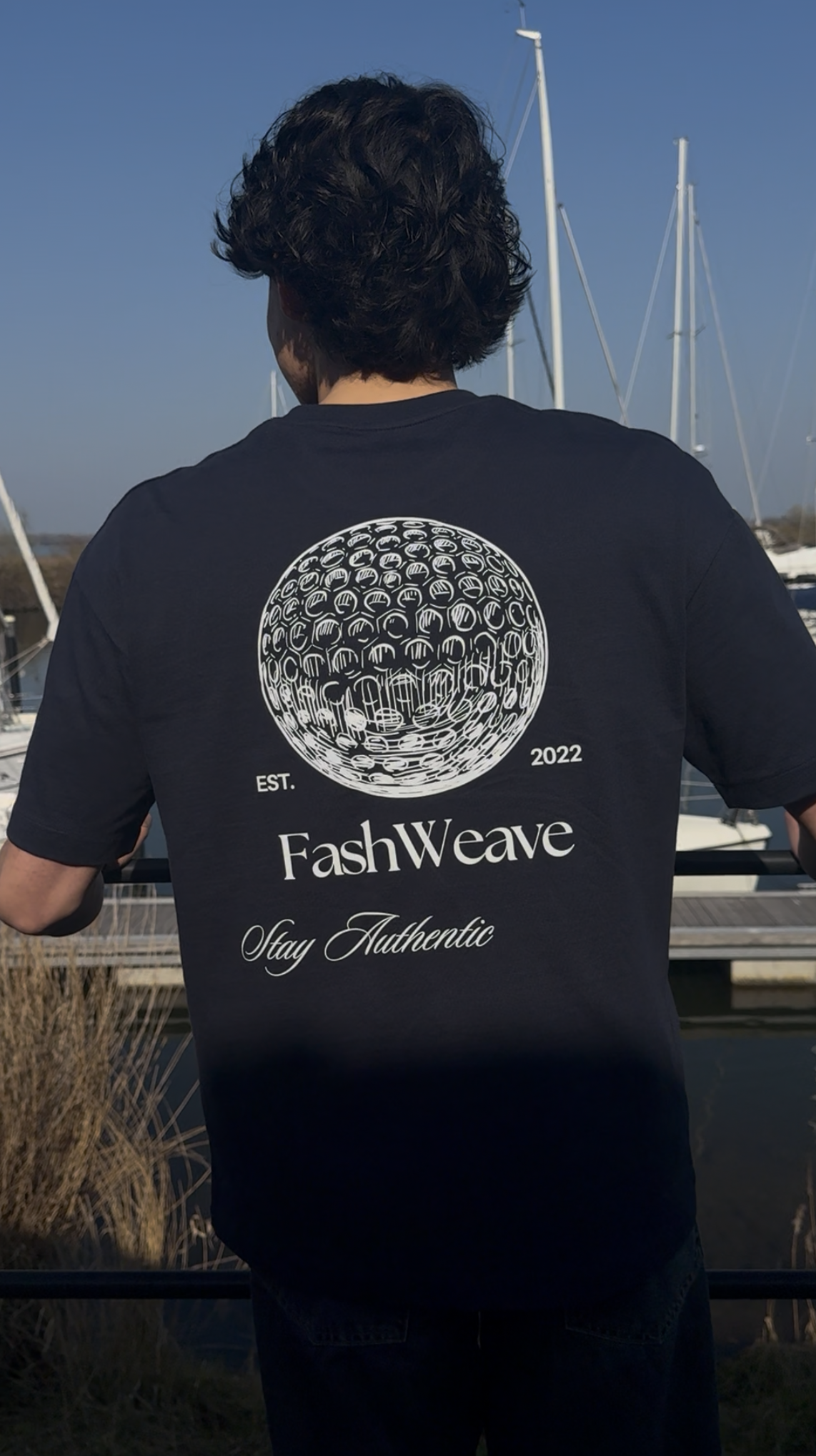 Golf Club Tee - Navy